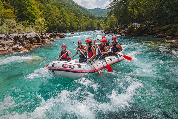 Rafting sportivo discese sull’acqua