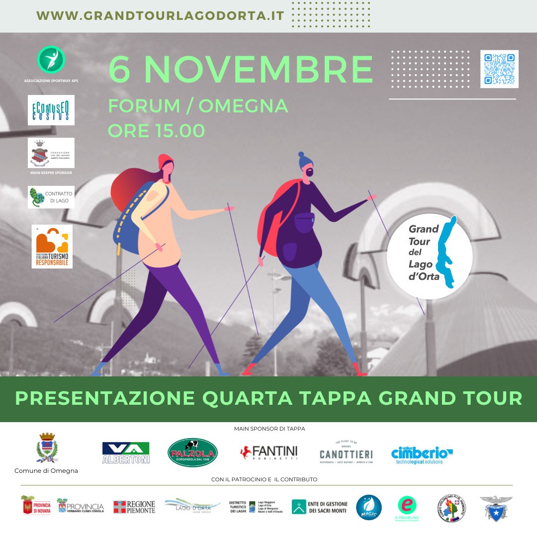 Grand Tour del Lago d’Orta. Presentazione Tappa del Granito domenica 6 novembre h 15.00 / Omegna